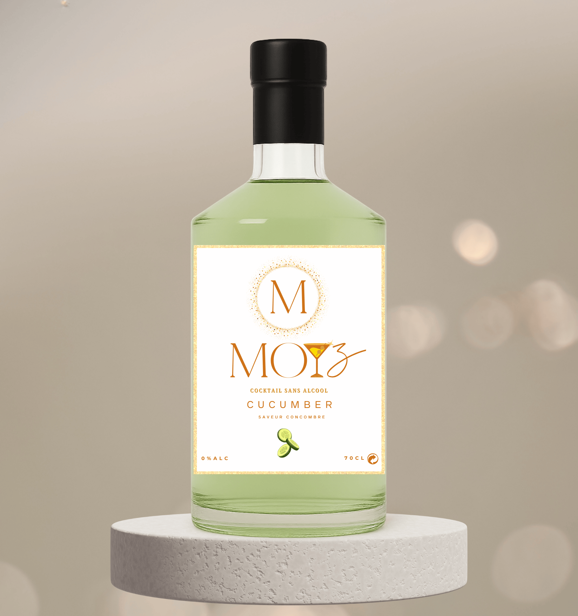 CUCUMBER SANS ALCOOL – Cocktail de Concombre sans alcool | Fraîcheur Unique & Raffinée